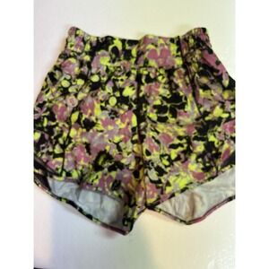 Lululemon Hotty Hot Shorts Ladies Lined Multi Color Size 4